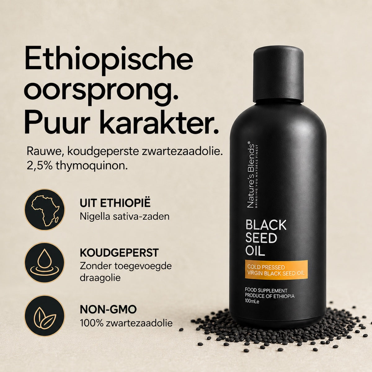 Zwartezaadolie 100 ml — Product in beeld
